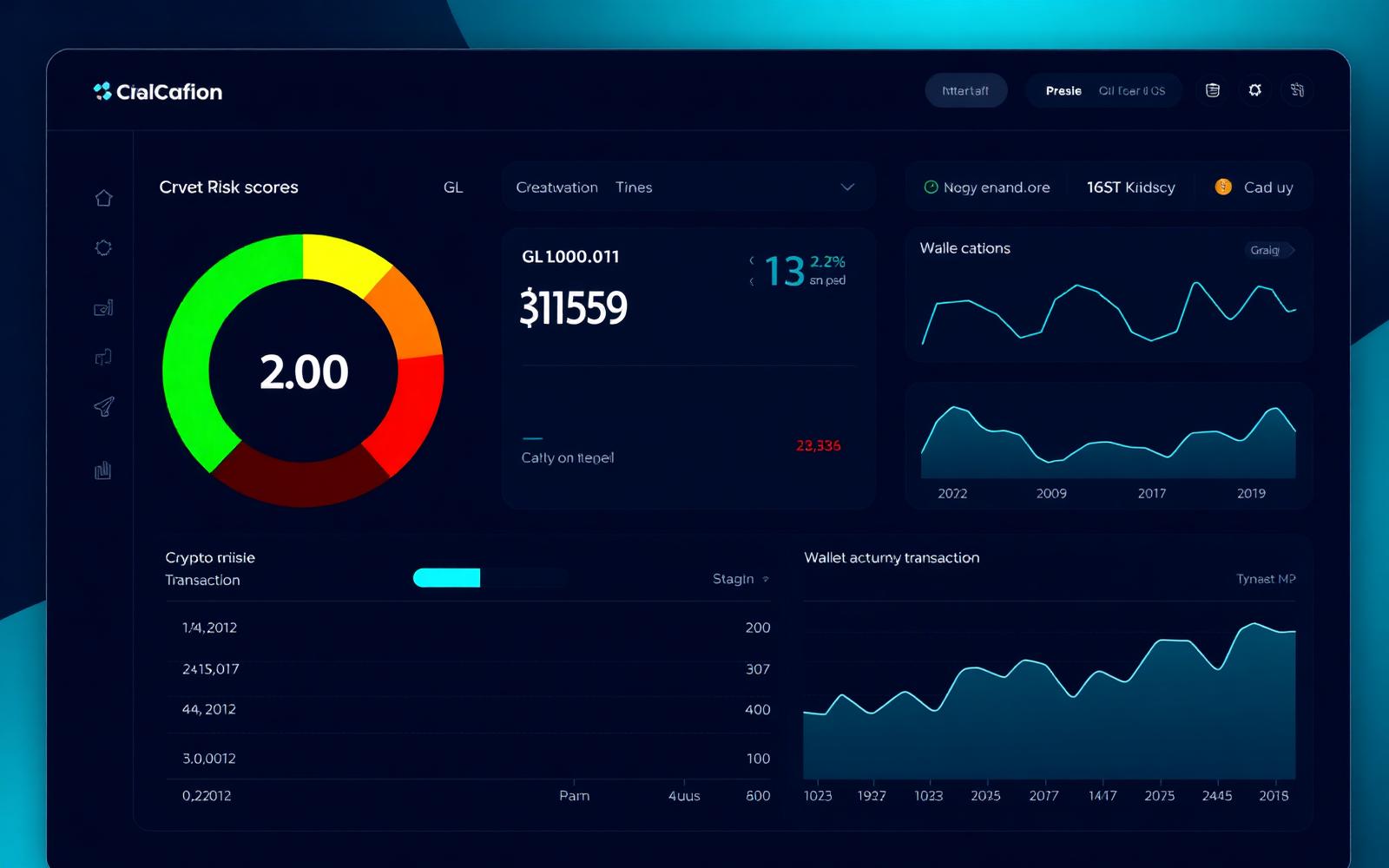 GL risk score dashboard preview